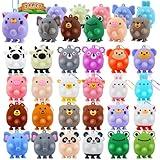 ChildFun 24 PCS Party Favors for Kids,3D Animal Pop Toys,Goodie Bags Stuffers for Kids,Pinata Stuffers Carnival Prizes,Fidget Toys Bulk,Prize for Classroom,Suction Toys for Toddlers