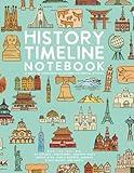 History Timeline Notebook: A Book of Centuries to Record Historical Studies by schoolnest (Turquoise Doodle Series)