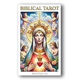 Biblical Tarot: A 78-Card Journey Through Scripture and The Soul | Christian Symbolism Reimagined for Modern Spiritual Reflection | Guidebook Included | Full Size - 4.75x2.75 | Reversible