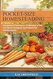 Pocket-Size Homesteading: Companion Planting in 10 Minutes a Day and Quick Foraging Techniques for Independence