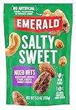 Emerald Nuts Salty Sweet Mixed Nuts (1-Pack), Features Kettle Glazed Peanuts, Almonds, Cashews, Kettle Glazed Walnuts, Kettle Glazed Pecans, 5.5oz Resealable Bag