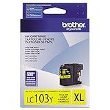 Brother Printer LC103Y High Yield Cartridge Ink, Yellow