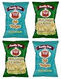 Better Made Special Sour Cream & Onion & Salt & Vinegar Potato Chips Variety Pack (4) x Family Size Bags 8.5oz (Pack of 4) - Crispy, Crunchy, Salty Snacks Made From Fresh Potatoes