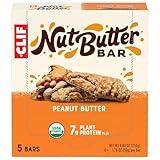 CLIF Nut Butter Bar - Peanut Butter - Filled Energy Bars - Non-GMO - USDA Organic - Plant-Based - Low Glycemic - 1.76 oz. (5 Pack)