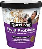 Nutri-Vet Pre and Probiotic Soft Chews for Dogs | Digestive Health Support | Tasty Alternative to Probiotic Powder | 120 Soft Chews