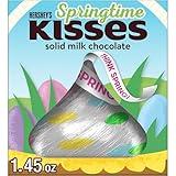 HERSHEY'S KISSES Solid Milk Chocolate, Easter Candy Gift Box, 1.45 oz