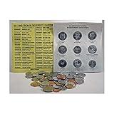 50 DIFFERENT UNCIRCULATED COINS FROM 50 DIFFERENT COUNTRIES,mint!world coin collection set.