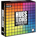 HUES and CUES - Vibrant Color Guessing Board Game for 3-10 Players Ages 8+, Connect Clues and Guess from 480 Color Squares