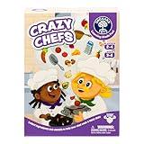 ORCHARD TOYS Crazy Chefs Game - New Art, Help The Crazy Chefs Gather Their Ingredients & Utensils to Prepare a Delicious Meal, The Player Whose Dish is Ready First Wins, Ages 3-6, for 2-4 Players