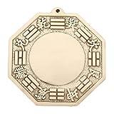 Veemoon Chinese Bagua Mirror Feng Shui Protection Against Negative Positive Harmful Energy 8. 3cm One Convex Mirror Ornament for Home Office Yard