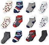Cherokee Baby Boys Classic 12 Pack Shorty Ankle Socks