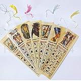 Set of 10 Large Egyptian Papyrus Book Marks History Educational