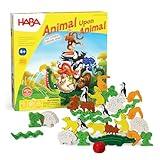 HABA Animal Upon Animal - Classic Wooden Stacking Game Fun for The Whole Family (Made in Germany)