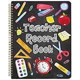 ceiba tree Teacher Record Grade Attendance Book Class Gradebook Grading for Assignments Tests 8-1/2 x 11 inch Chalkboard