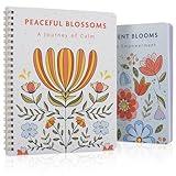 ZICOTO Beautiful Adult Coloring Book Set of 2 for Relaxation - Affirmation and Inspirational Books Making it a Great Gift - Perfect Stress-Relieving Books Fun to Color for Women