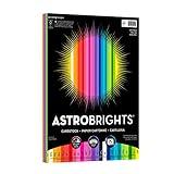 Astrobrights Colored Cardstock, 8.5” x 11”, 65 lb / 176 gsm, "Spectrum" 25-Color Assortment, 75 Sheets (80944-01)