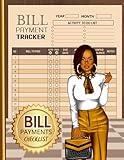 Bill Tracker Notebook: Monthly Bill Organizer & Planner for Budgeting for Black Women Queens: Budgeting Workbook Diary with Simple Layout for Personal Use, with Glossy Cover