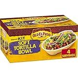 Old El Paso Soft Tortilla Bowl Dinner Kit, Mild Taco Sauce and Seasoning, 8 Ct, 10.9 oz