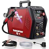 ARCCAPTAIN iControl Cut55 Pro Plasma Cutter, [APP Control] 55 Amp Non-Touch Pilot Arc 110V/220V Plasma Cutter Machine, Large LED Display and 2T/4T, 3/4 inch Maximum Cut, DC Inverter IGBT