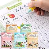 Magic Ink Copybooks for Kids Reusable Handwriting Workbooks for Preschools Grooves Template Design and Handwriting Aid (5)