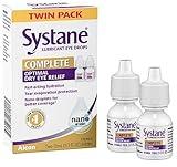 Systane Complete Lubricant Eye Drops, 0.34 Fl Oz, Twin Pack (Pack of 2)