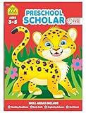 School Zone Preschool Scholar Workbook: Pre-K to Kindergarten, Beginner Reading, Early Math, Science, ABCs, Writing, Problem Solving, and More