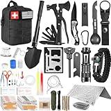 Survival Kits, 149Pcs Survival Gear First Aid Kit IFAK with Molle System Essential Camping Gear Emergency Medical Supplies for Car Fishing Hunting Outdoor Adventure, Camping Essentials