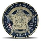 Saint Michael Challenge Coin Police Law Enforcement Coin - Inspirational Gift for Police Officers