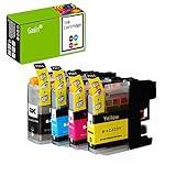 Gasin LC-223/221 Compatible Cartridge 4 Pack Replacement For Brother LC-223/221（BK/C/M/Y）for Pixma DCP-J4120DW,MFC-J4420DW,MFC-J4620DW,MFC-J4625DW,MFC-J5320DW,MFC-J5620DW,MFC-J5625DW,MFC-J5720DW Print