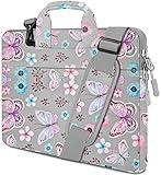 Laptop Shoulder Bag 13 13.3 14 Inch Case Compatible with MacBook Pro 14 2025-2021 M4/M3/M2/M1, Mac Air/pro 13-13.3 Inch and Most Popular 13-14 Notebooks,Spill-Resistant Briefcase,Butterfly