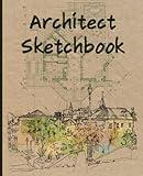 Architect Sketchbook - Notebook for Architects, Designers, and Architecture Students - grid paper (scale reference 1:50; 1:100), dotted paper (scale ... paper - 7.5" x 9.25" inches, 105 blank pages