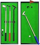 Golf Pen Set & Mini Desktop Golf Putting Green Game - Gifts for Adults, Kids, Dad, Mom, Men, Women, Boss, Coworkers, Teen Boys - Funny Office Desk Toys and Unique Christmas Stocking Stuffers Gifts