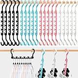 20-Pack-Closet-Organizers-and-Storage,Closet-Organizer-Hangers 5 Holes Hangers-Space-Saving for Heavy Clothes Wardrobe Closets,Dorm-Room-Essentials