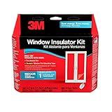 3M Indoor Patio Door Insulation, Insulator Kit for 6'-8" x 9' ft Patio Door, Keeps Cold Air Out and Warm Air In, Includes Heat Shrink Window Film and Scotch Window Film Mounting Tape (2144W-6)