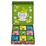 Clipper Tea: Organic Herbal & Green Tea Set, Gift Box – Tea Selection & Sampler with 5 Flavors Including Lemon, Ginger, and Bedtime Teas – Assorted Tea Bags in Colorful Tea Box, 45 Unbleached Tea Bags