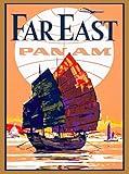 Magnet Far East China Chinese Asian Asia India Vintage Travel Art Advertisement Magnet