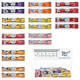 Crystal Light Variety Pack Sugar Free Drink Mix Packets 20 On The Go Crystal Light Packets; Lemonade, Grape, Raspberry Lemonade, Fruit Punch, Pink Lemonade, Orange, Tea
