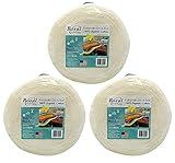 Bosal Katahdin On-A-Roll Organic Cotton Batting 2-1/4 inches by 50 Yards, 3 Pack