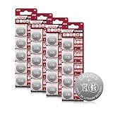 Cotchear 20Count CR2025 Lithium Batteries 3V DL2025 BR2025 KCR2025 CR 2025 Lithium Coin Battery