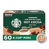 Starbucks Coffee K-Cup Pods, Naturally Flavored Hot Cocoa For Keurig Coffee Makers, 6 Boxes (60 Pods Total)