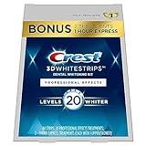 Crest 3D Whitestrips Professional Effects, Whitestrip 3D White, Teeth Whitening Strip Kit, 44 Strips (22 Count Pack), Crest Teeth Whitening Strips, Teeth Whitening Kit