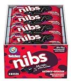 TWIZZLERS Black Licorice Candy, Nibs, 24 Count