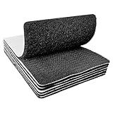 ZESION 4x6 inch Hook and Loop Strips with Adhesive, Nylon Heavy Duty Hook and Loop Tape, Excellent Grip, Interlocking Tape,for Sewing, Crafting,DIY,Wall Adhesive Strips - 6 Sets