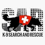 MAGNET K-9 Search And Rescue - Sar Vinyl Waterproof Magnetic Sticker Vinyl Waterproof Magnet Decal Car 5"