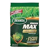 Scotts Green Max Lawn Food, Lawn Fertilizer Plus Iron Supplement for Greener Grass, 5,000 sq. ft., 16.67 lbs.