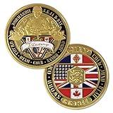 United States Army World War II Challenge Coin WWII Europe Soldier Veteran’s Gift.