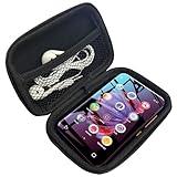 Compatible with TIMMKOO Q5 MP3 Player Case, Lamshaw Hard Shell Travel and Storage Case Carrying Case Compatible with TIMMKOO Q3E 4.0" MP3 Player / Q5 4.0", Q8 MP3 Player (Black)