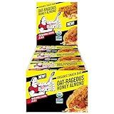 Dave's Killer Bread Oat-Rageous Honey Almond Organic Snack Bars, 12 Individually Wrapped Snack Bars + 1 Branded Sticker (Variety Pack)