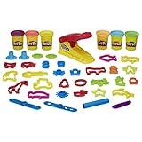 Play-Doh Fun Factory Deluxe Set, 31 Tools & 6 Cans, Christmas Gifts Girls & Boys, Kids Arts & Crafts, Preschool Toys, Ages 3+ (Amazon Exclusive)