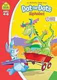 School Zone Dot-to-Dots Alphabet Workbook: 32 Pages, Preschool, Kindergarten, Connect the Dots, Letter Puzzles, ABCs, Ages 4 to 6 (Activity Zone Book Series)